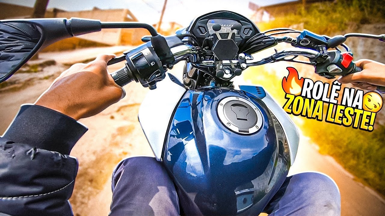 MOTOVLOG RAIZ ROL&Ecirc; NA ZONA LESTE TITAN 160🔥✊