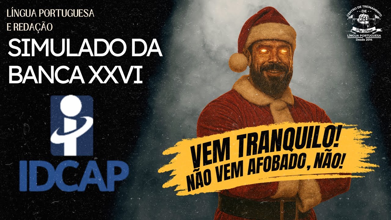 LIVE 60 - RESOLUÇÃO SIMULADO XXVI - PP-ES | IDCAP 2025