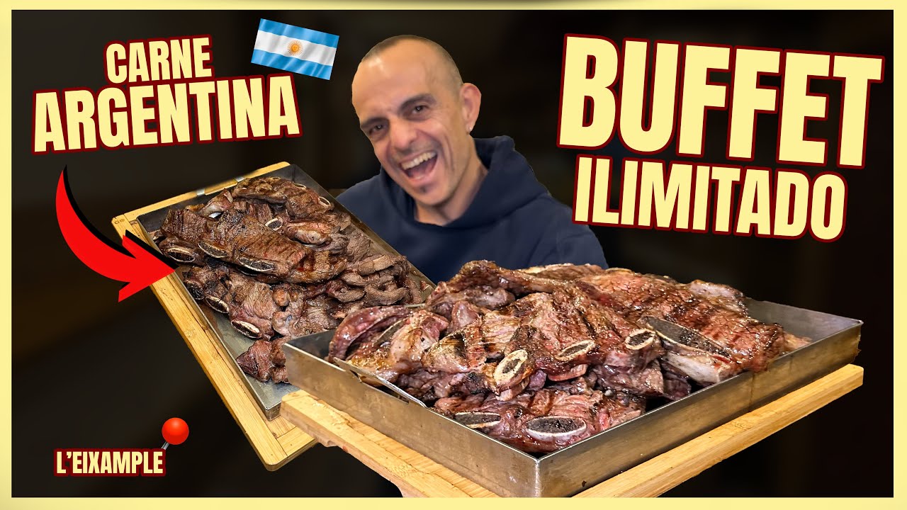 ¡ENCONTRÉ el BUFFET de CARNE ARGENTINA más INCREÍBLE de Barcelona! 🥩🍖