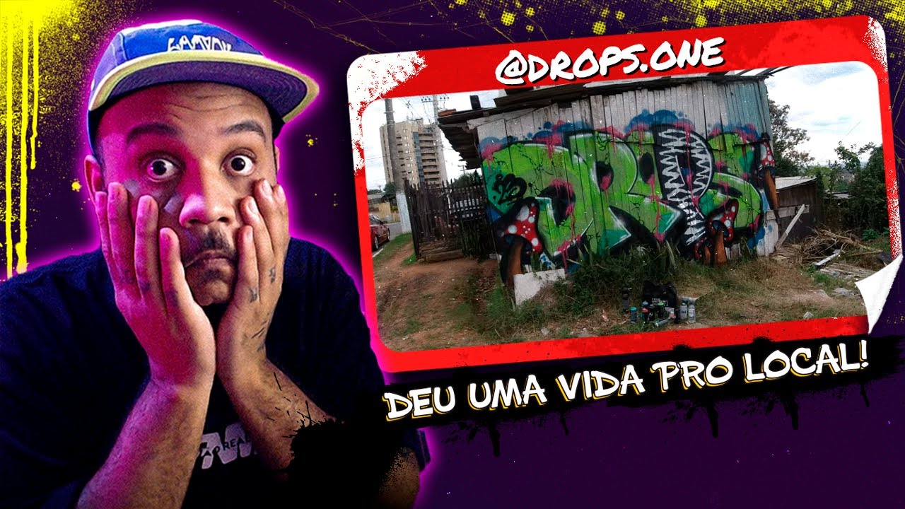 GRAFFITI super COLORIDO no BARRAQUINHO - React