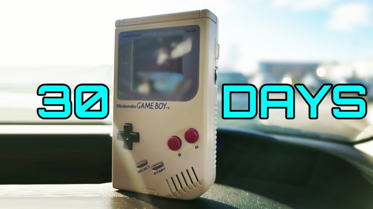 Я играл только в Gameboy 30 дней