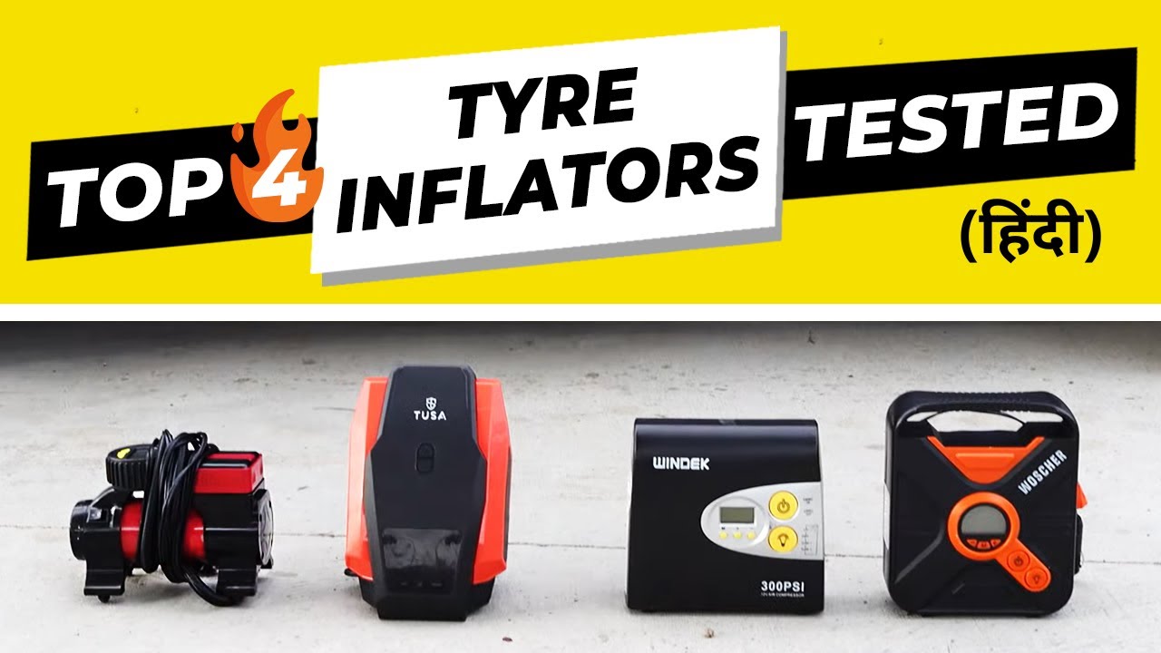4 Top Selling Tyre Inflator for Car in India 2023⚡TESTED LIVE⚡️In Hindi