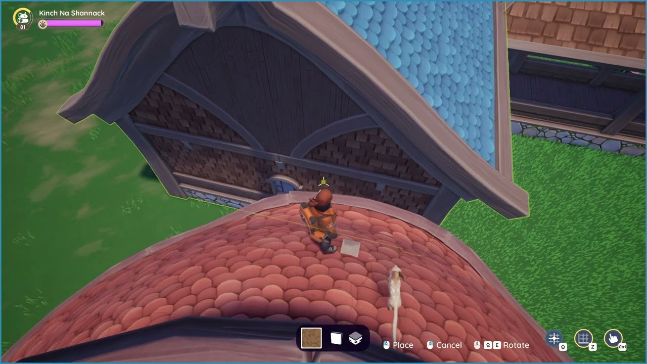 Adding wallpapers to roofs - Palia Glitching