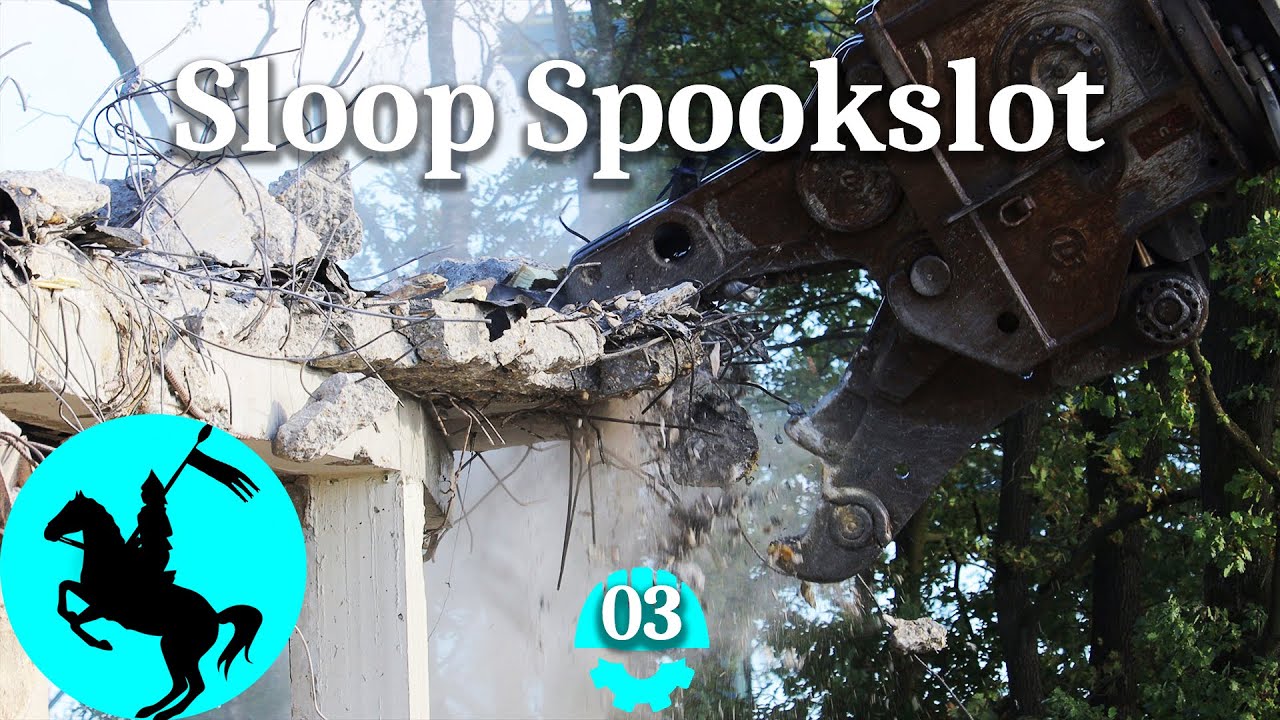 De Sloop van het Spookslot: Sloopupdate 03 - 01-11-2022 - Efteling