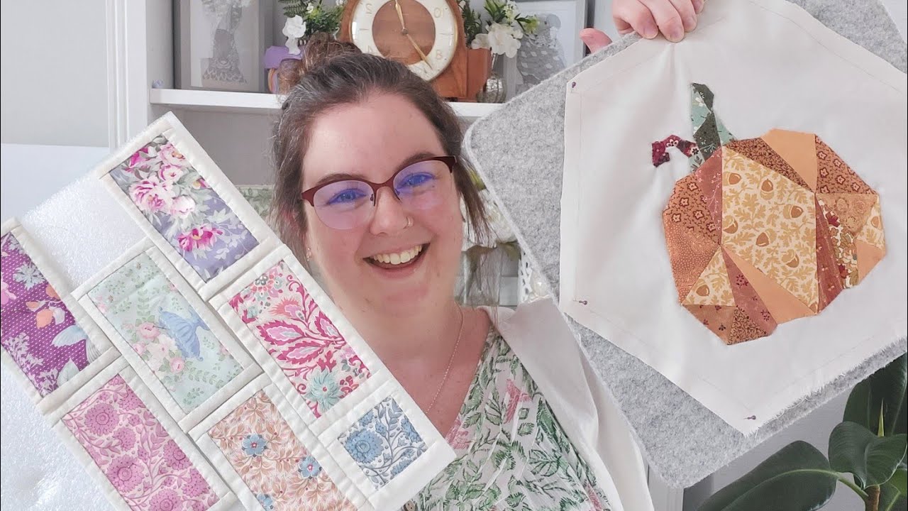 SLOW STITCHING PODCAST EP. 10 | EPP Pumpkin, Knitted socks, Festival of Quilts Purchases
