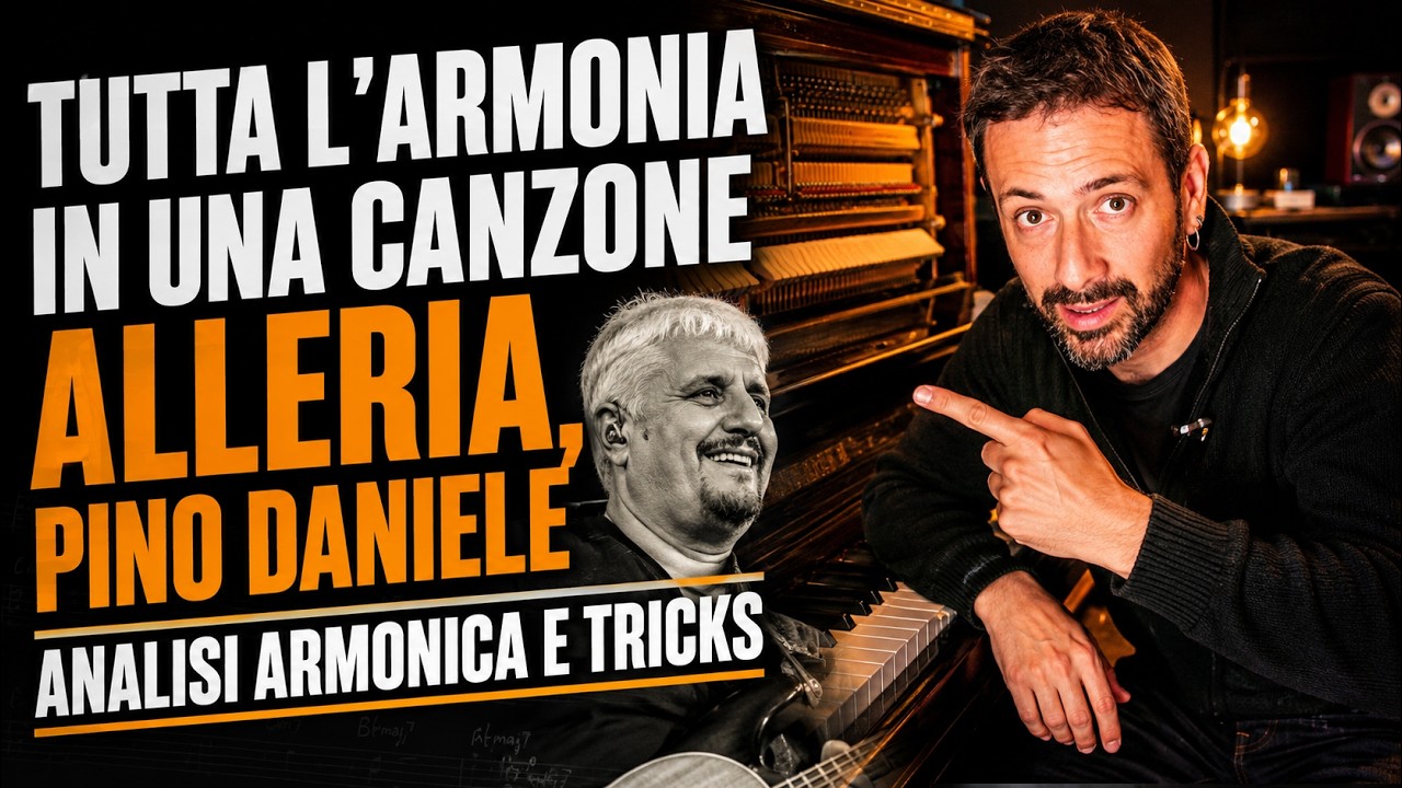 Tutta l’armonia in una canzone - Alleria,  Pino Daniele - Analisi armonica e tricks