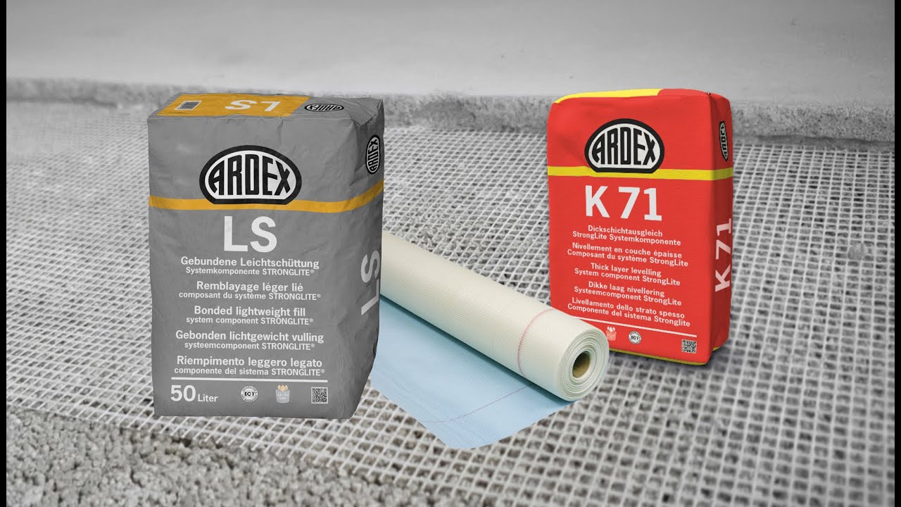ARDEX STRONGLITE - Stark im System, leicht im Aufbau.