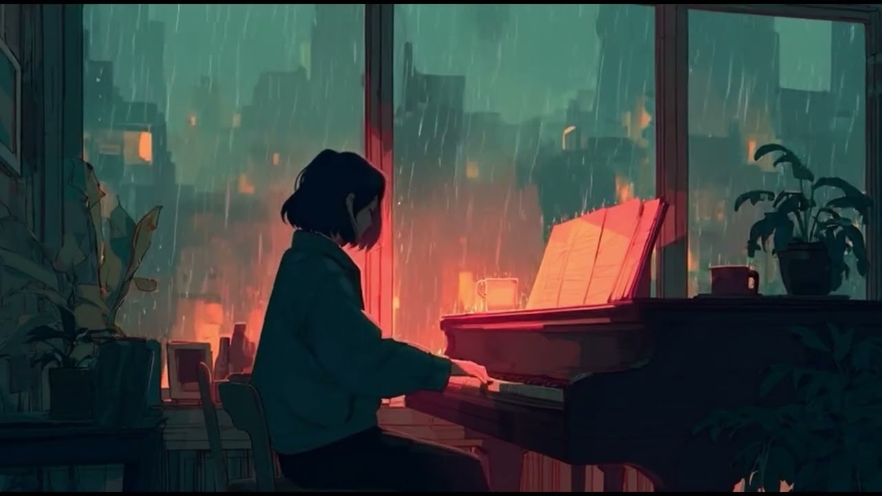 雨降る夜のピアノ時間｜Rainy Night Piano for Focus & Deep Work