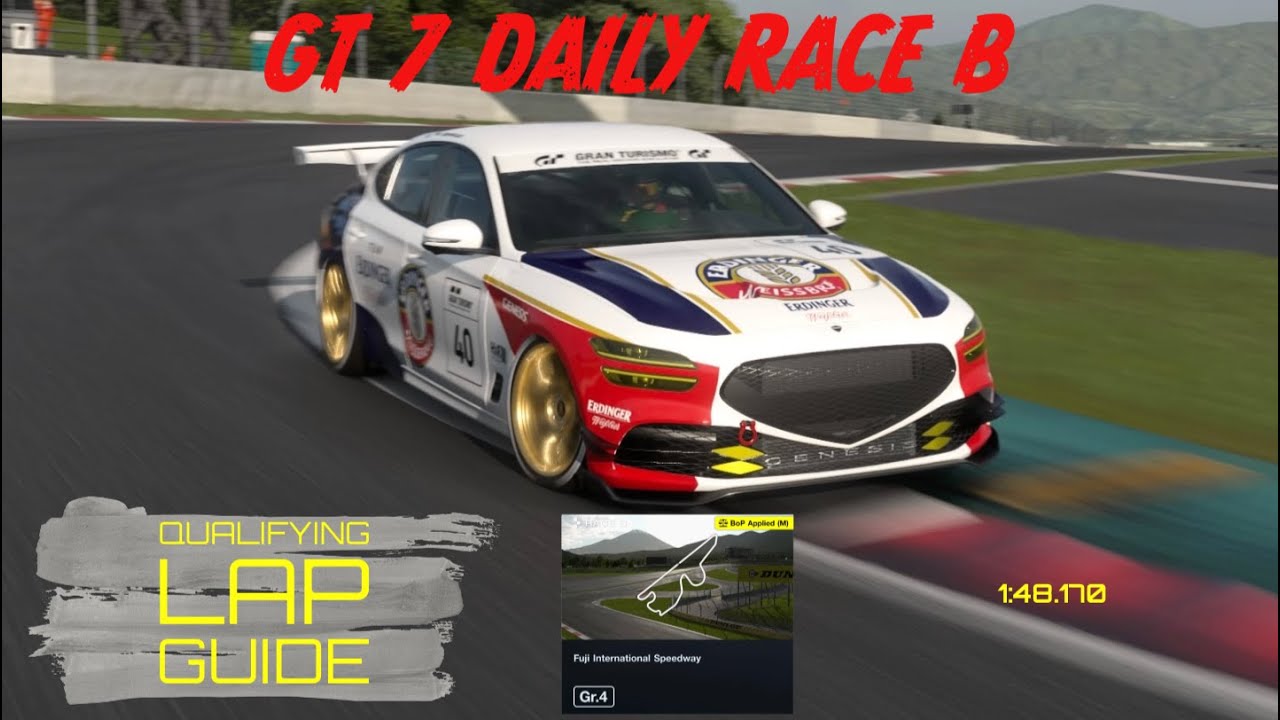 GT7 Daily Race B Time Trial - Fuji - Genesis G70 Gr.4 - 1:48.170