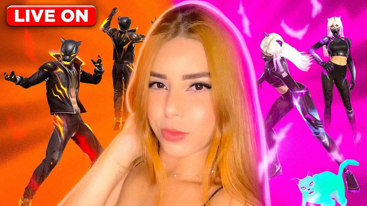 🔴😱JOGANDO COM A RUIVA😱🔴BAILE DO JAGUAR CHEGOU NO FREE FIRE COM CODGUIN SALINHAS PREMIADAS 😱🔴