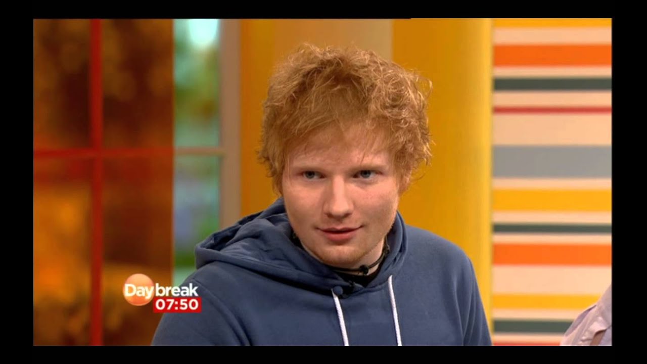 Ed Sheeran on Daybreak HD - Interview and Give Me Love Performance 26.10.12