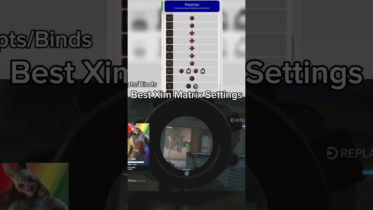 Best Xim Matrix settings #ximapexr6 #bestconsole #rust #funny #r6xone #gamingconsole