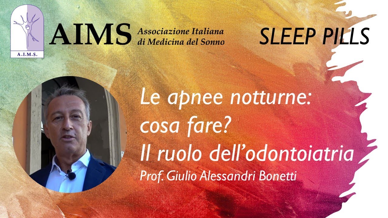 Le apnee notturne: cosa fare? Il ruolo dell'odontoiatra