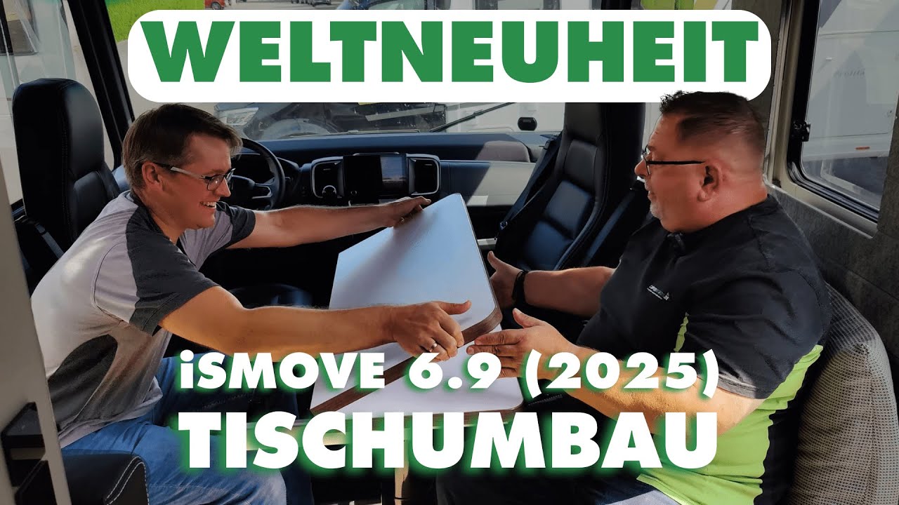 Unglaublich! 😱 Dieses neue Tischsystem für den iSmove 6.9 (2025) gibt es nur bei uns 🚐🔥