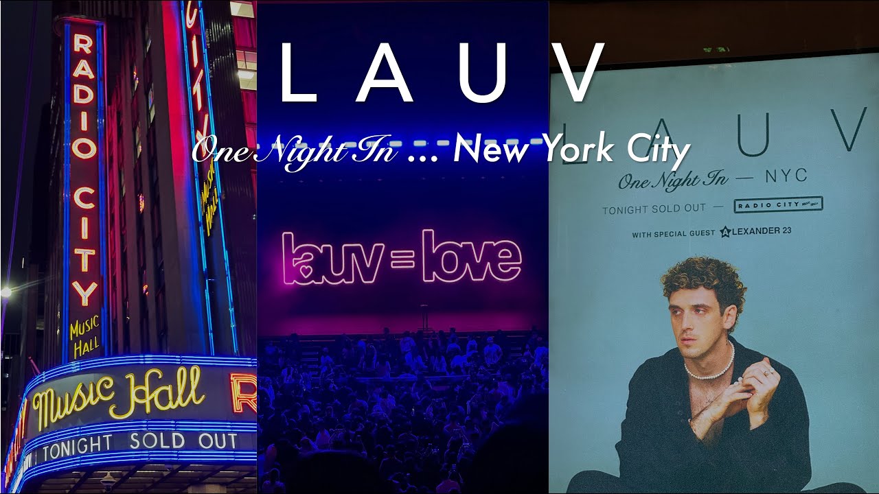 Lauv : One Night in NYC 2024 Concert (Live in New York), Radio City Music Hall, UNRELEASED SONG