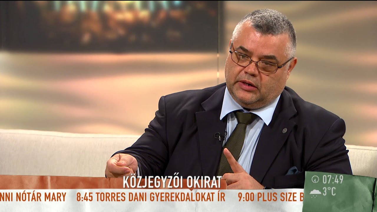 Jogi percek: közjegyzői okirat-2016.02.11.-tv2.hu/mokka