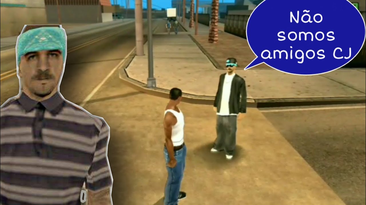 Se liga no que os Varrios Los Aztecas falam pro CJ no começo do Jogo: GTA San Andreas