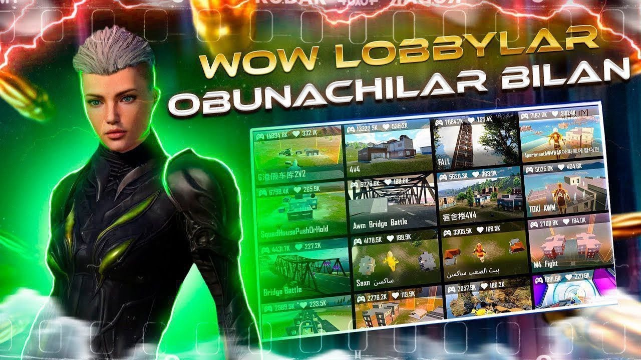 PUBG mobile har 30 ta likeda ucli lobilar !