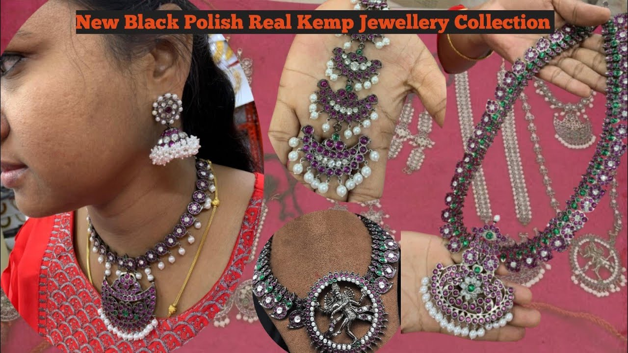 New Premium Quality Black Polish Real Kemp Jewellery Collection wholesale 🔥🔥🔥🔥🔥💯