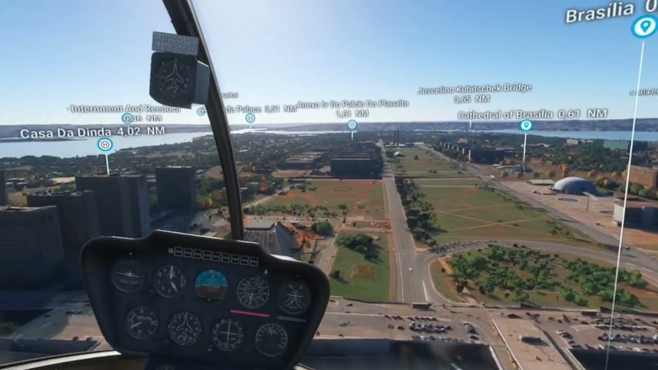 Vôo sobre Brasília, meta quest 3s.