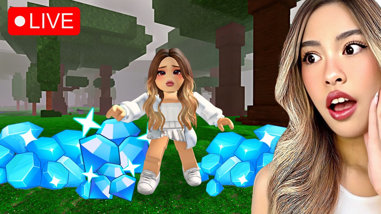 Surviving 99 Nights In The Forest with VIEWERS! + GIVING AWAY DIAMONDS!