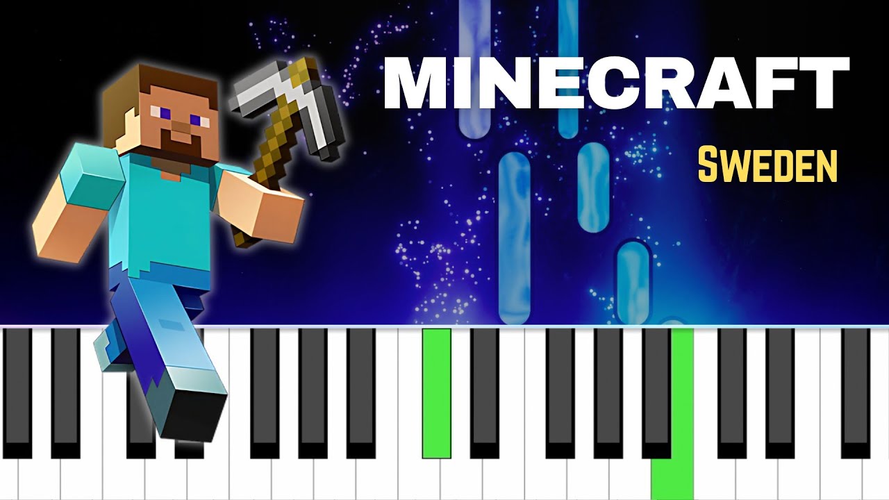 Minecraft – Sweden | Easy Piano Tutorial