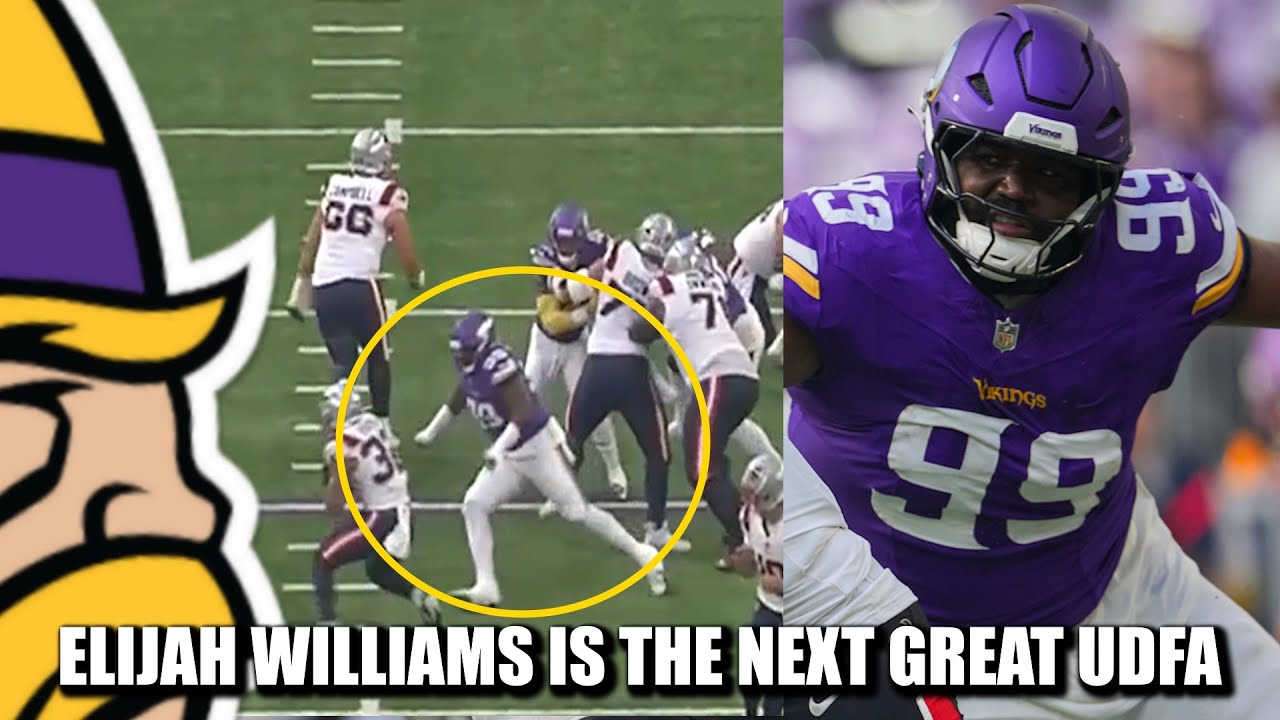 DT Elijah Williams is the NEXT Great Vikings UDFA Success Story