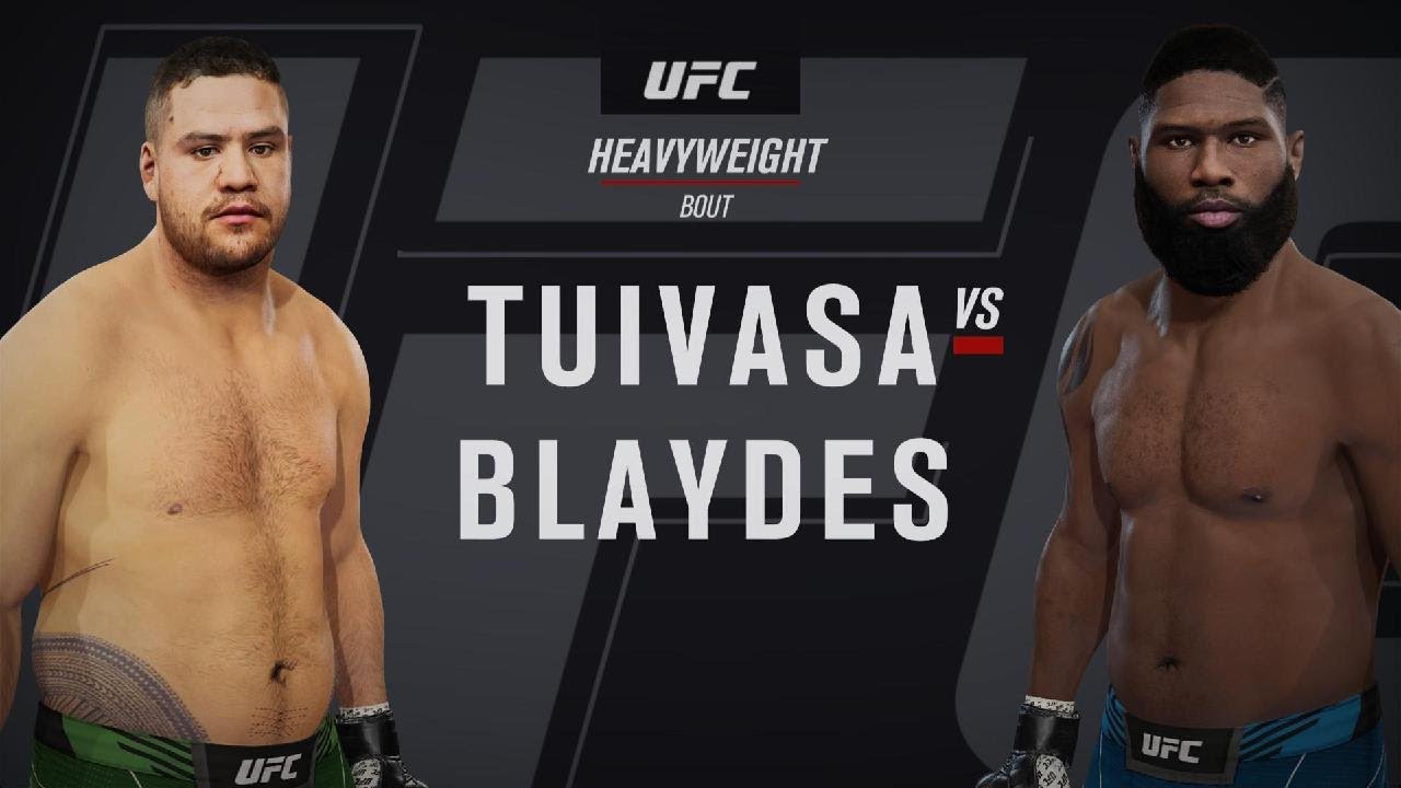 Tai Tuivasa vs Curtis Blaydes 👊🔥🔥 | EA SPORTS UFC 4