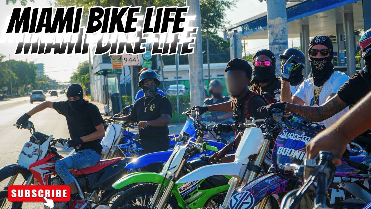STREET RIDING DIRT BIKES IN MIAMI‼️