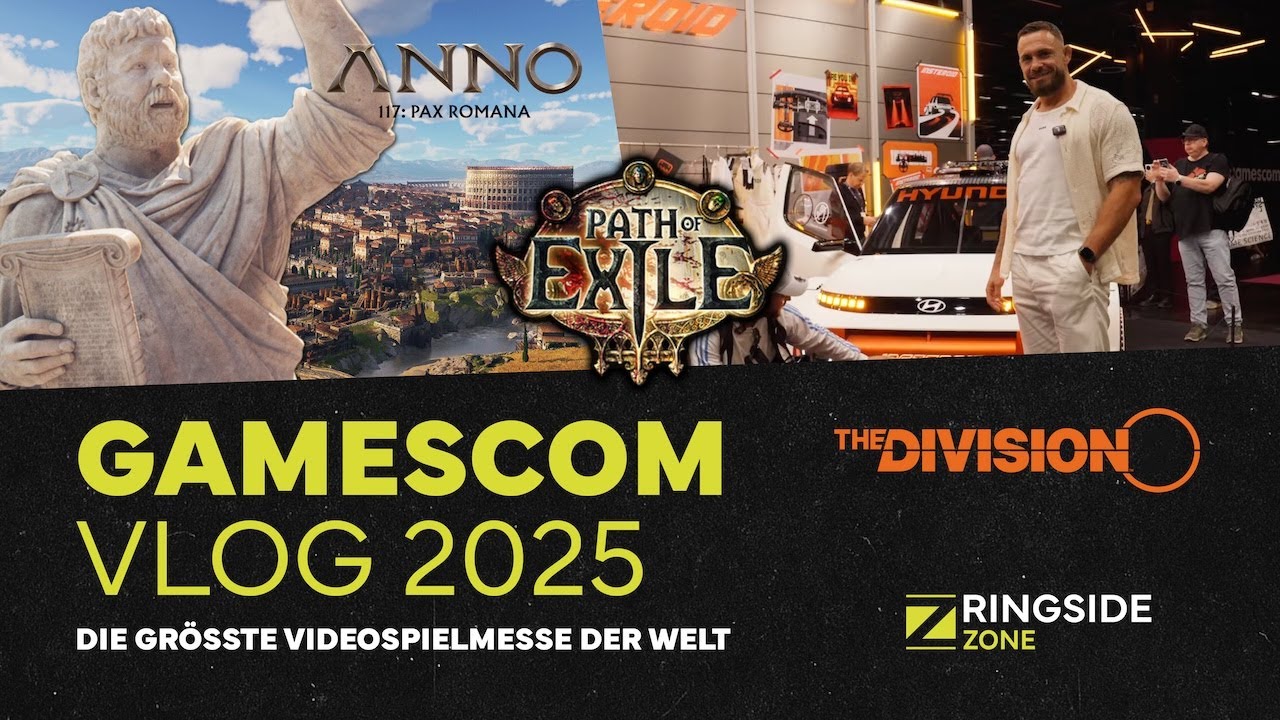 Gamescom 2025 war next level! 😳🔥 | Ringside Zone Vlog aus K&ouml;ln