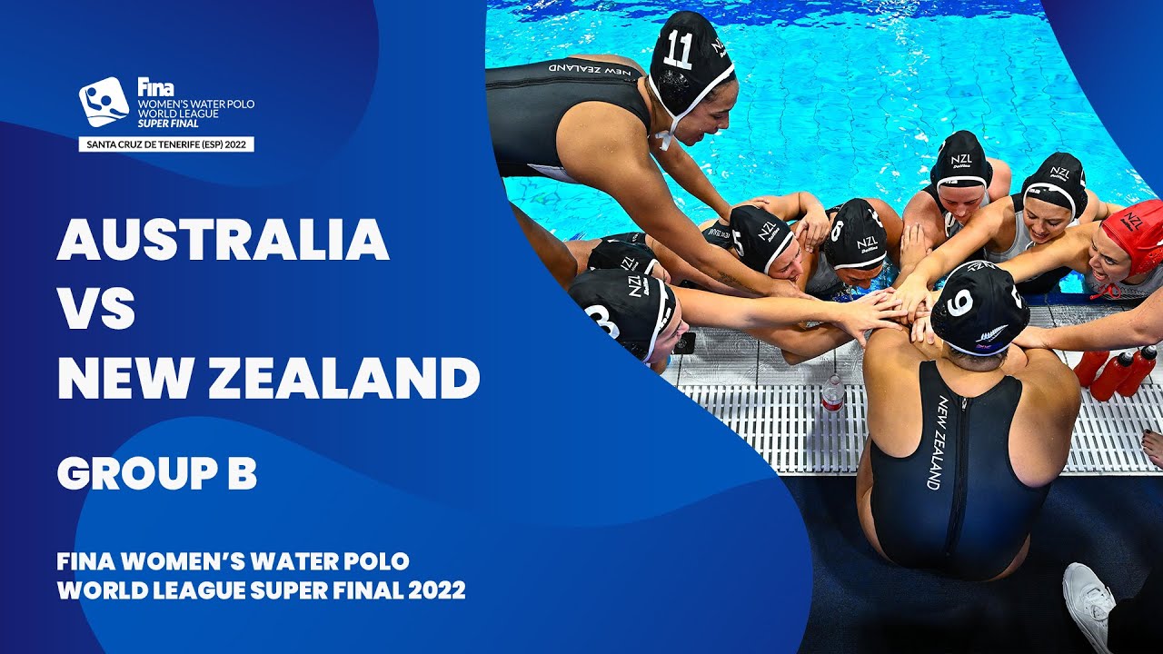 LIVE: Australia vs New Zealand | Women’s Water Polo World League 2022