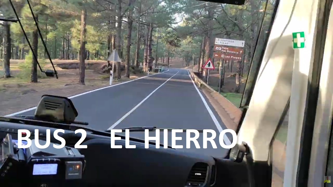 El Hierro , bus 2 , Valverde - El Pinar ,Canary Island ,Spain