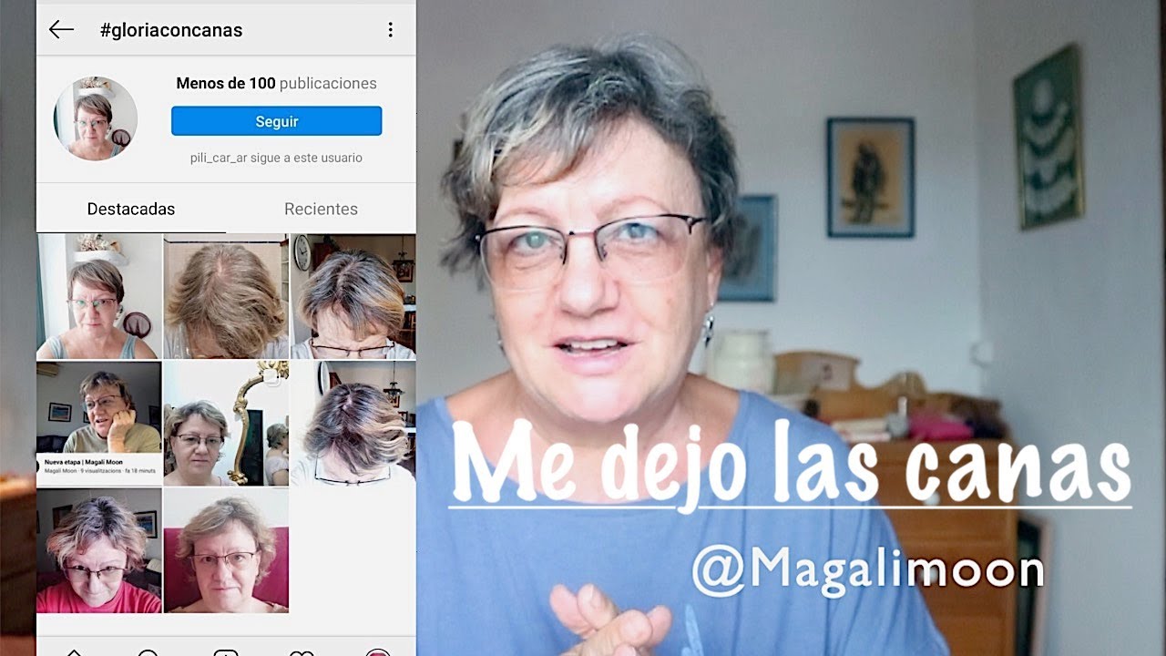 Mi transición a las canas | Seis meses sin teñirme || Magalí Moon