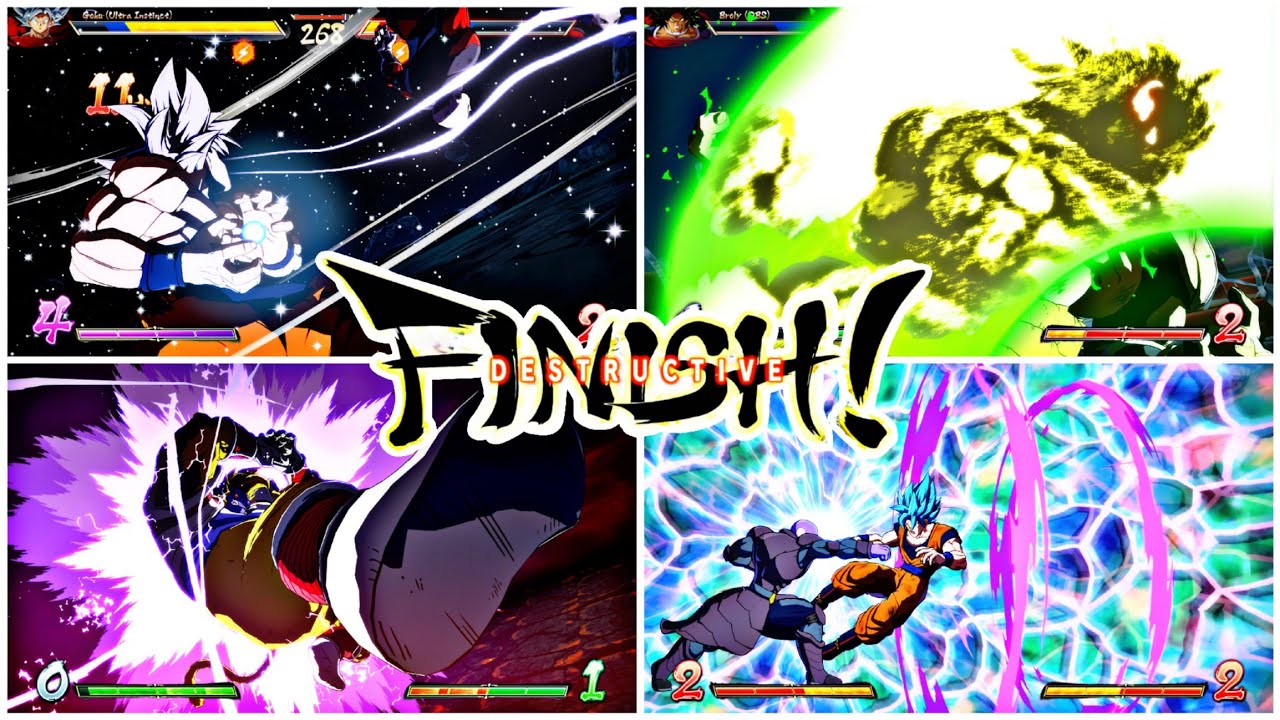 Dragon ball FighterZ 🔥 Destructive Finish Animations
