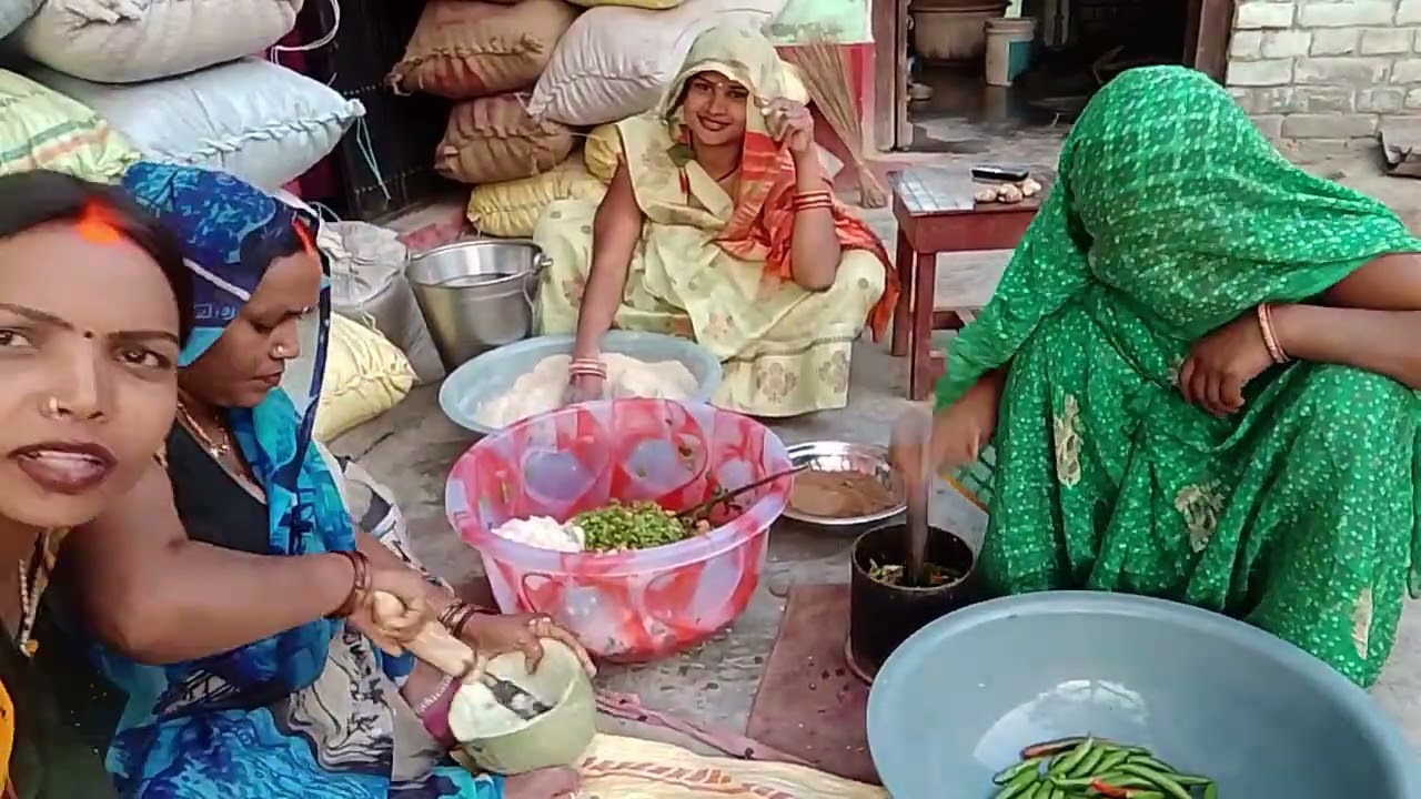 मेथवरी डालने की तैयारी#Akash ki dulhaniya 