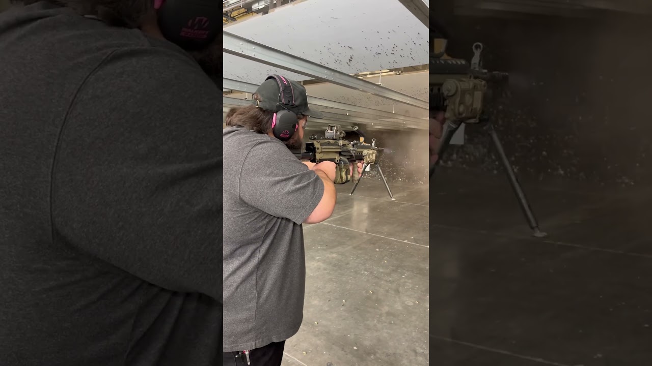 Running a 100 round belt through a full auto 249