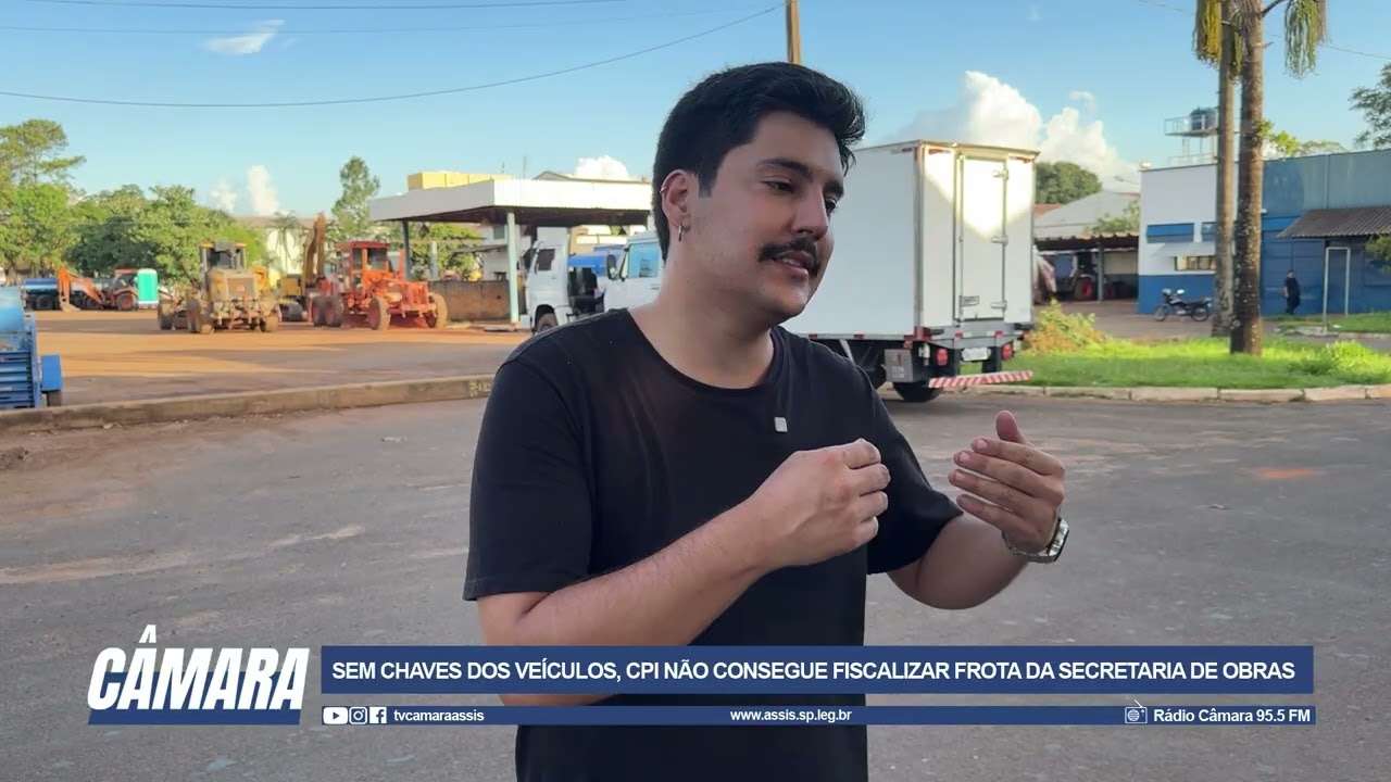 Sem chaves dos veículos, CPI não consegue fiscalizar frota da Secretaria de Obras