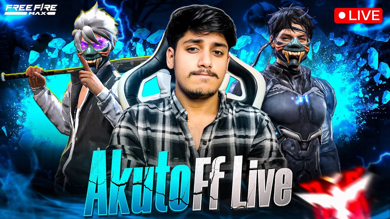 [LIVE]🔴AKUTO FF IS LIVE 🤩 READY FOR GUILD TEST ? 🥳 #freefire #freefirelive #gyangaming #raistar #ff