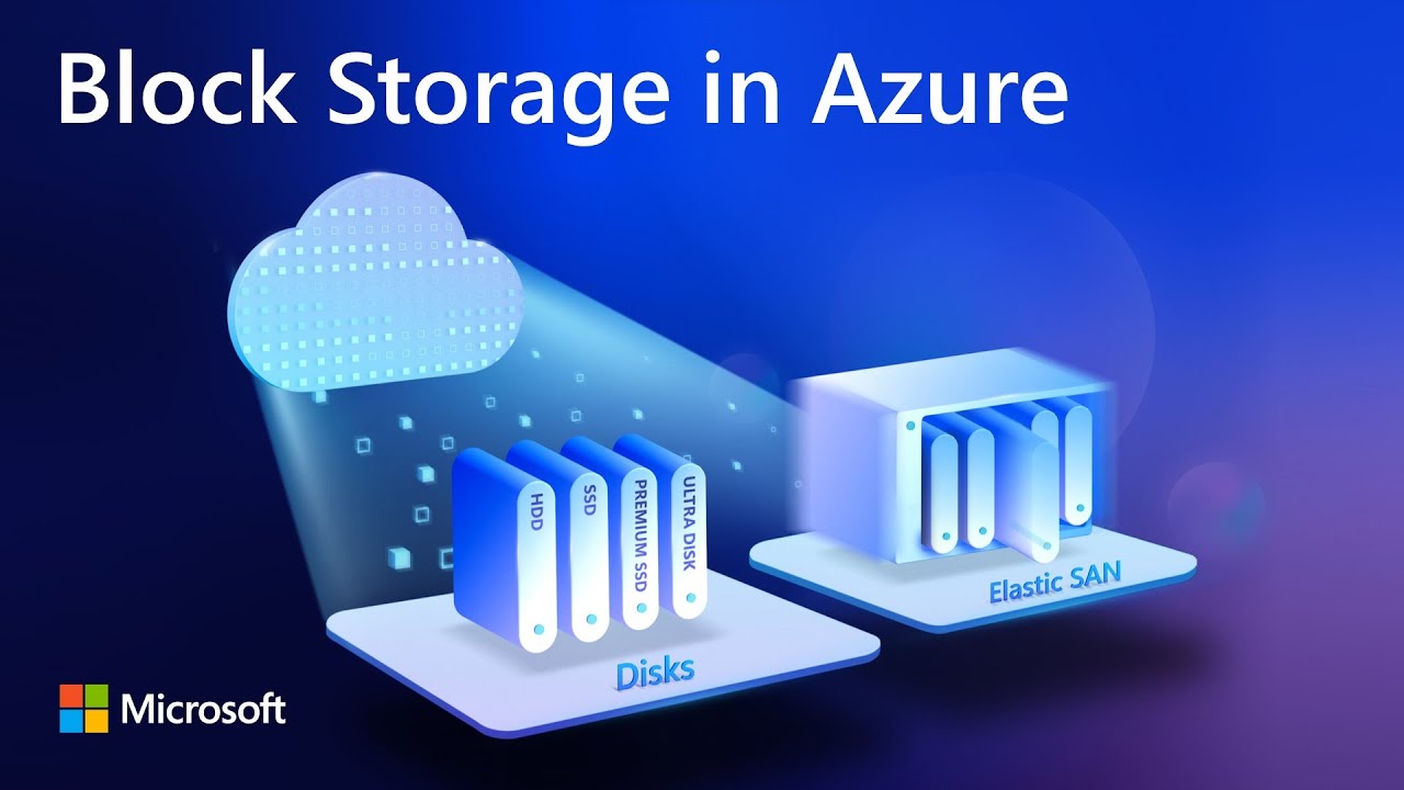 Block storage options with Azure Disk Storage and Elastic SAN