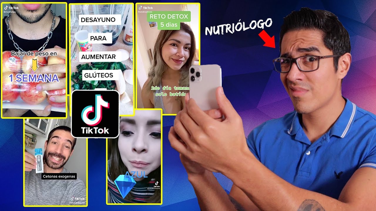 NUTRIÓLOGO REACCIONA a TIKTOK'S para BAJAR DE PESO
