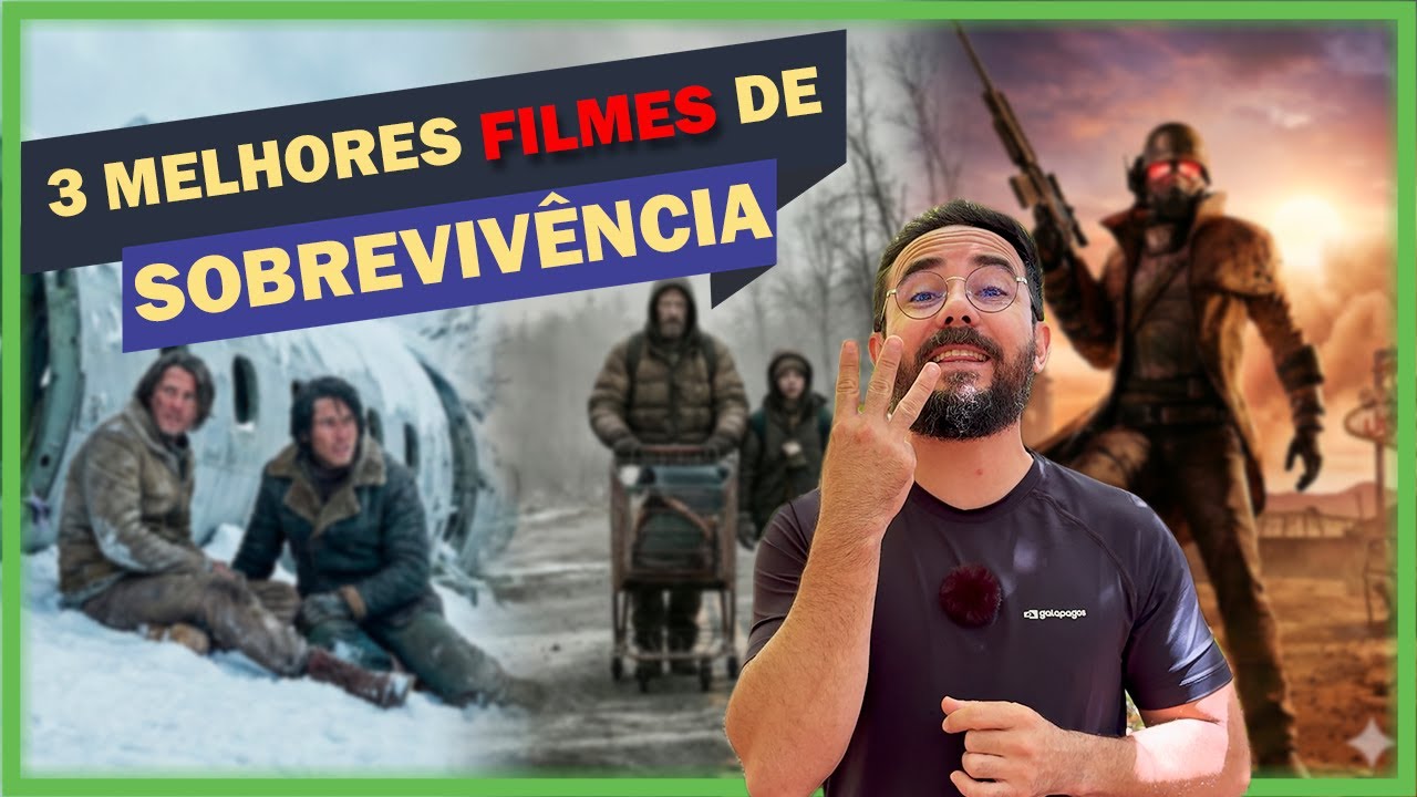 Top 3 filmes ou séries de sobrevivência - TAG