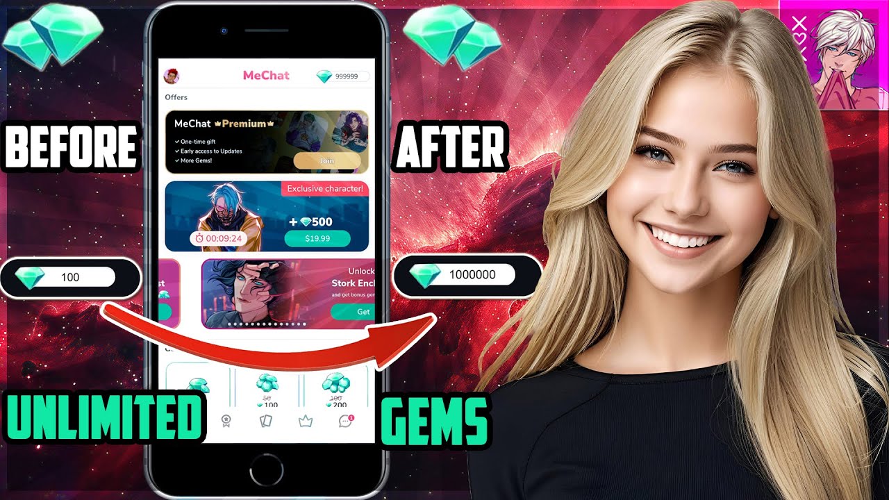 Hack do MeChat - Como consegui gemas ILIMITADAS no MeChat (iOS, Android) 2025