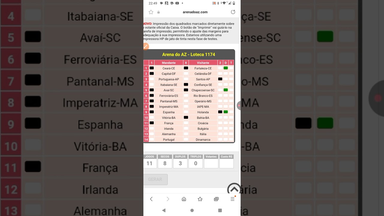 #, concurso da Loteca 1174. Premia&ccedil;&atilde;o dos milh&otilde;es e 200.000. . Mil