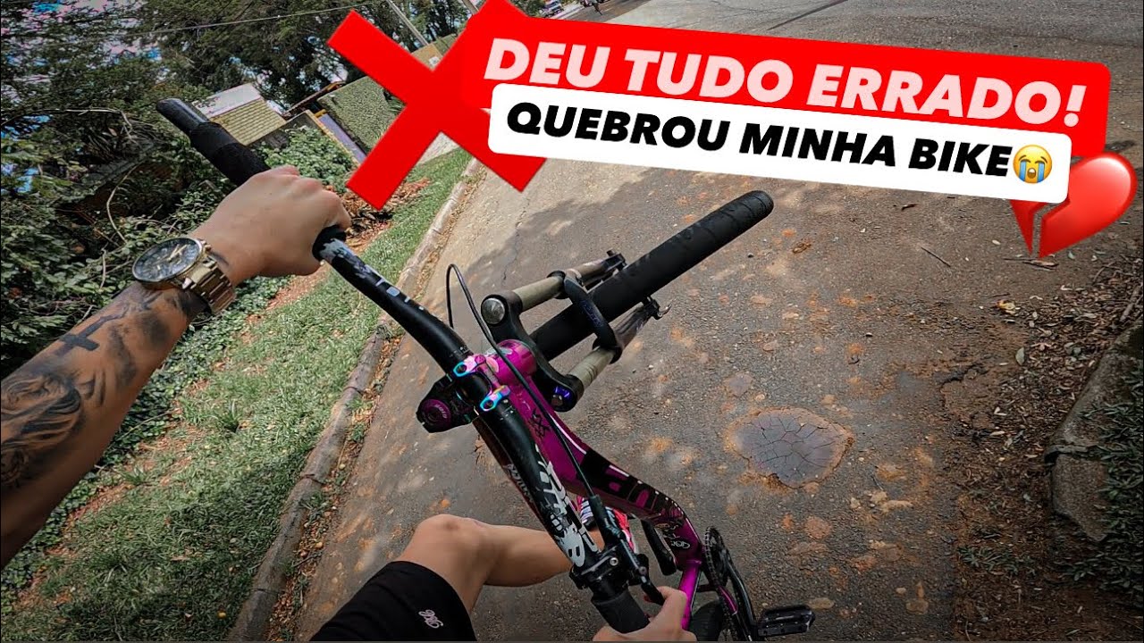 DEU TUDO ERRADO... (BIKE VLOG)