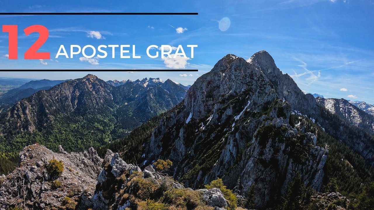 12 Apostel Grat | Kletterei neben dem Königsschloss Neuschwanstein | Allgäu
