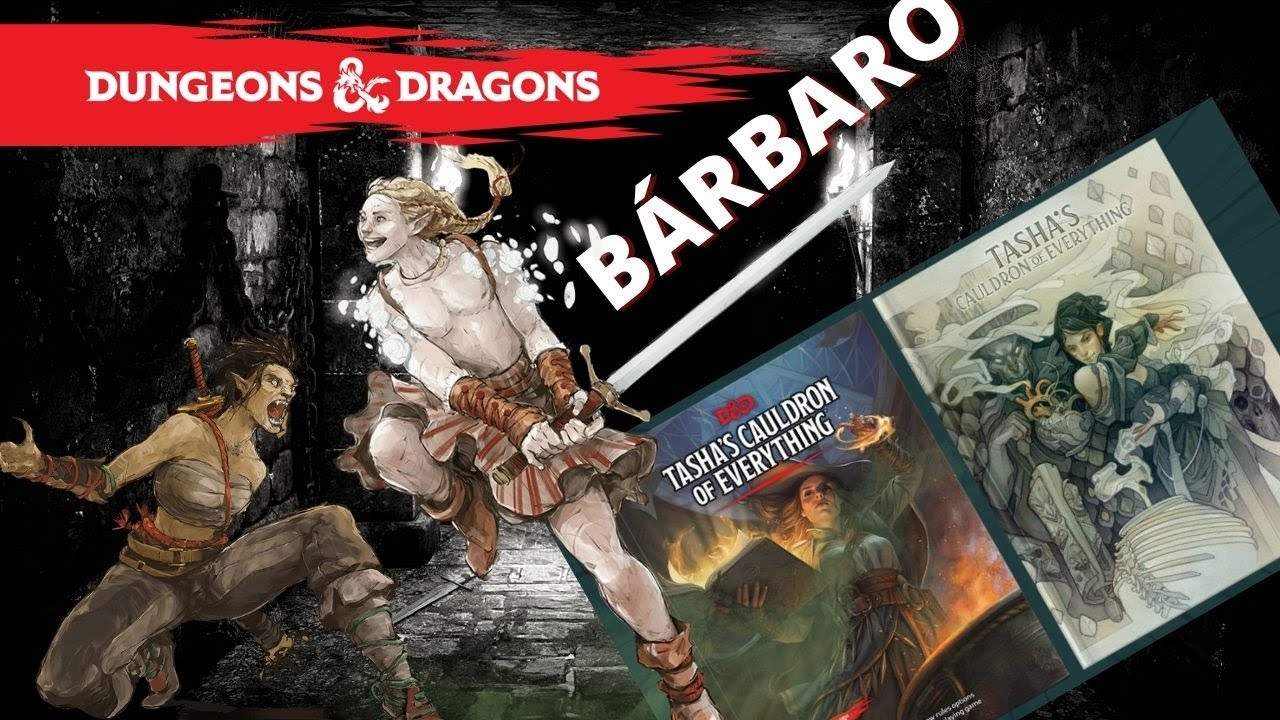 Conheça as novas opções para o BÁRBARO - Tasha's Cauldron of Everything