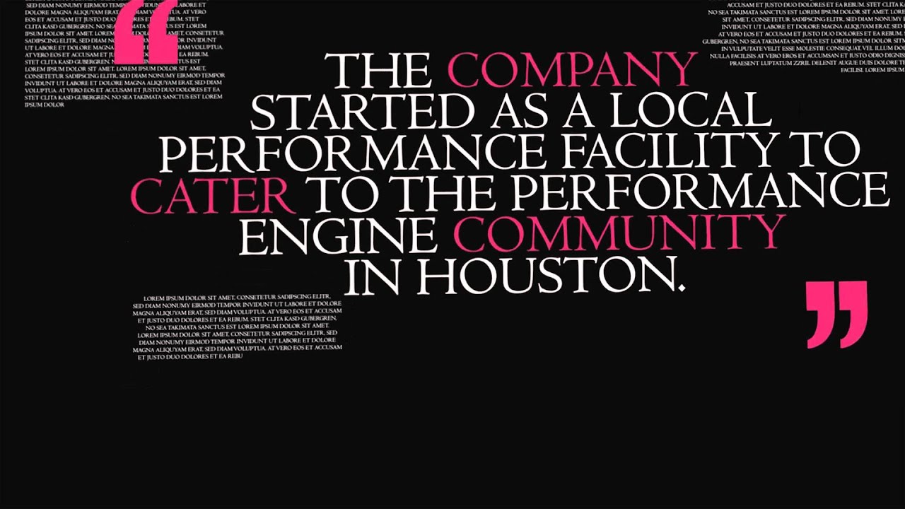 Motorsport Technologies: Houston Performance Engine Shop