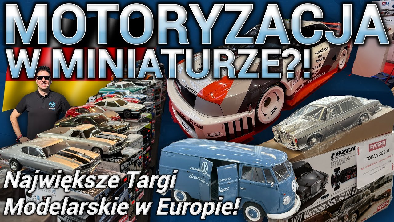 Motoryzacja w miniaturze! 🚗 Największe targi modelarskie w Europie – auta z Niemiec, modele RC