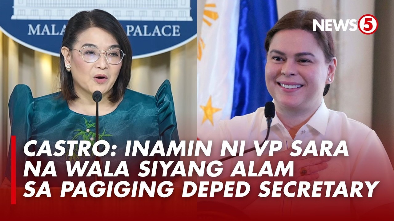 Castro, pumalag sa banat ni VP Sara ukol sa kalihim ng mga kagawaran