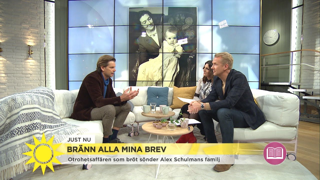 Otrohetsdrama slet sönder Alex Schulmans famlij: 
